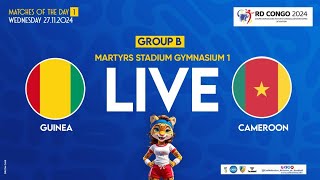 🤾 DAY 1GUINEA VS CAMEROON  26TH CAN SENIORS DAMES KINSHASA 2024 [upl. by Orfinger]