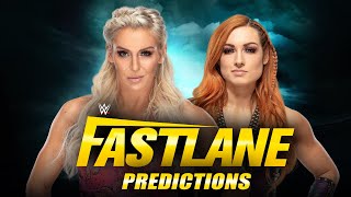 WWE Fastlane 2019 Predictions [upl. by Anoblav]