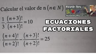 Ecuaciones Factoriales [upl. by Fesuy]