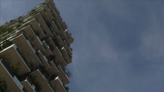 Inaugurato a Milano il Bosco Verticale due torri e 21mila piante [upl. by Drahnreb473]