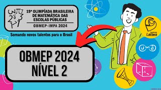 PROVA COMPLETA OBMEP NÍVEL 2 SIMULADO COM GABARITO [upl. by Claybourne]