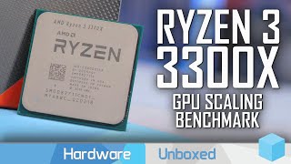 GPU Scaling Benchmark Ryzen 3 3300X vs Ryzen 5 3600 amp 2600 [upl. by Elianora669]