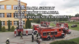 Próbna ewakuacja szkoły podstawowej w Szynwałdzie  Gminne ćwiczenia OSP wraz z korespondencją [upl. by Waki]