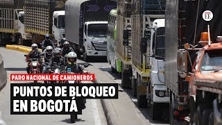 Movilidad hoy Bogotá amanece con 18 puntos de bloqueo en cuarta jornada de paro  El Espectador [upl. by Arri]