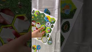 Cascadia Board Game Components 1 asmrboardgamespopupsnapboardgamegamessatisfying [upl. by Natan]