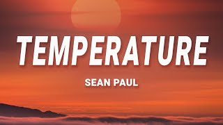 Sean Paul  Temperature Lyrics [upl. by Lrig]