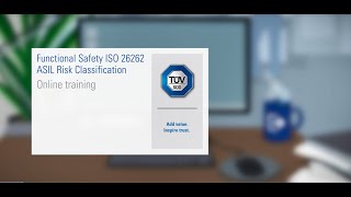 Functional Safety ISO 26262 ASIL Risk Classification – ELearning [upl. by Athena926]