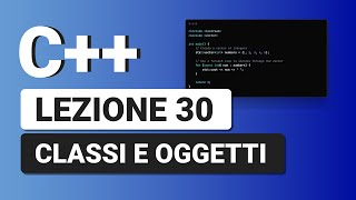 Classi e Oggetti  C Tutorial Italiano 30 [upl. by Lucho]