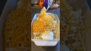 Hashbrown Casserole 😋 thanksgiving thanksgivingrecipe thanksgivingsides hashbrowncasserole [upl. by Socin617]