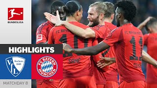 Bayern Cruise to Victory in Bochum  VfL Bochum 1848  FC Bayern München 50  Highlights  MD 8 [upl. by Ardnued200]