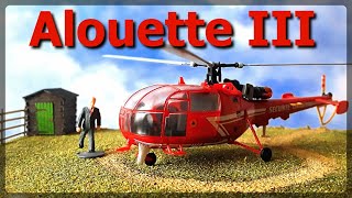 Alouette III Helicopter 172 scale [upl. by Harolda]