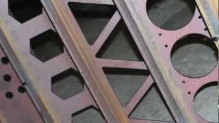 coping and cutting steel beams by using laser [upl. by Ody]