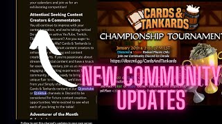 New updates to Cards and Tankards Discord [upl. by Lanam]