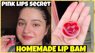 Homemade Lip Balm  Rose Lip Balm  DIY Balm [upl. by Olsen302]