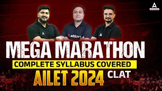 AILET 2024 MEGA Marathon Class  Complete Syllabus Revision for AILET Exam  AILET 2024 Preparation [upl. by Geaghan]