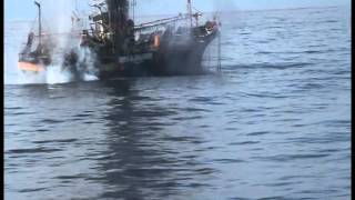 New Coast Guard Video Released of the Sinking of the Japanese fishing vessel RyouUn Maru [upl. by Richman]