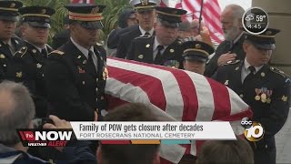 Family of POW gets closure after decades [upl. by Uahsoj]