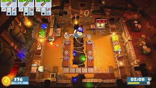 Overcooked2  Level 46  1 player solo  4 stars [upl. by Aeuhsoj67]