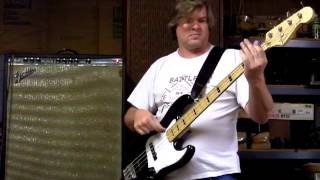 1972 Fender Bassman Ten Demo with Geddy Lee Jazz Bass [upl. by Klara]