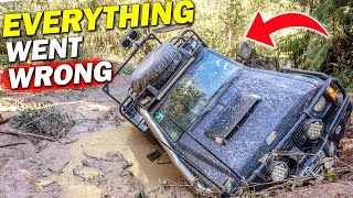 We Sunk his TD42 Nissan Patrol  Kinglake Little Boggy Creek Track  Our Worst 4x4 Fail Yet [upl. by Nolyd]