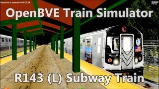 OpenBVE Train Simulator Trailer  R143 on the L [upl. by Akcinat931]