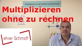 UNGLAUBLICH Multiplizieren OHNE zu rechnen  Mathematik  Lehrerschmidt [upl. by Esinad]