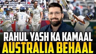 RahulJaiswal nay kiya AUS ko Behaal  India tightens grip on 1st Test batting shines too [upl. by Aliekat]