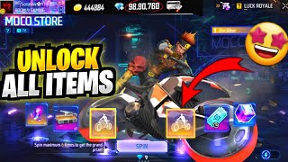 FREE FIRE NEW MOCO STORE EVENT UNLOCK ALL ITEM  COBRA BIKE IN MOCO HACKER STORE EVENT  BOOM FF [upl. by Elna]