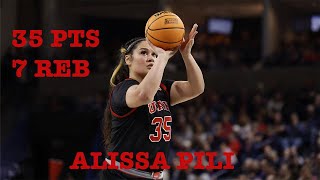 Alissa Pili 35 PTS vs Gonzaga NCAAW Tournament [upl. by Anon278]