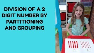 Division by partitioning and grouping using concrete resources [upl. by Butterworth]