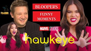 Hawkeye Series Bloopers and Funny Moments  Behind the Scenes [upl. by Egroej]