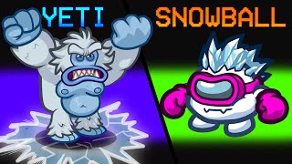 NEW SNOWSTORM Mod in Among Us [upl. by Sorgalim]