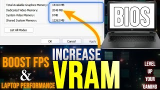 How to Increase GPU VRAM in HP Laptop  Boost Your Gaming Performance  Hp Laptop [upl. by Latea]