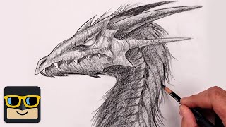 How To Draw a Dragon  Sketch Tutorial [upl. by Leuqram]