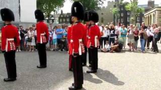 Changing of the guard at the Tower of London [upl. by Nuarb]