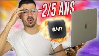 Mac M1  QUE 2 à 5ans de vie  Obsolescence programmée [upl. by Collbaith808]