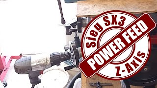 Sieg SX3 ZAxis Power Feed Hack [upl. by Sigvard452]