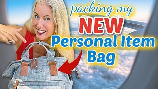 How to pack a personal item bag for STRESS FREE Travel [upl. by Kubis664]