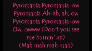 Cascada  Pyromania Lyrics [upl. by Toille]