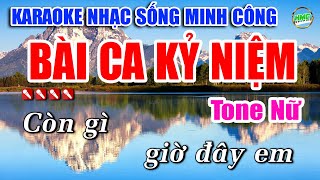 Karaoke Nhạc Sống Tone Nữ Dễ Hát  Chọn Lọc Nhạc Trữ Tình BOLERO  BÀI CA KỶ NIỆM [upl. by Lebiram899]