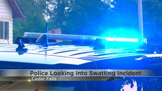 Cedar Falls Police investigating swatting incident [upl. by Hagerman]