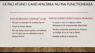 Ce poti sa faci atunci cand afacerea online  offline merge prost [upl. by Wistrup]