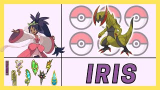 IRIS  アイリス POKEMON TEAM JOURNEY TO CHAMPION [upl. by Zaneta]