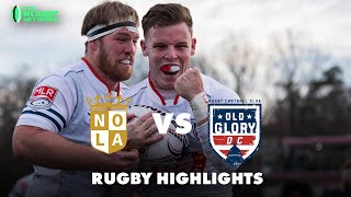 Gold Rush  Old Glory DC vs NOLA Gold  MLR Rugby Highlights  RugbyPass [upl. by Darom]