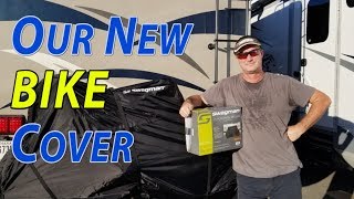 Swagman RV Bike Cover  Our New RV Bike Rack Cover  Motorhome Bike Bag [upl. by Liba609]