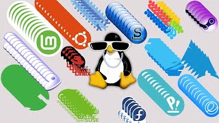 Most Popular Linux Distros 1991  2024 [upl. by Hillard294]