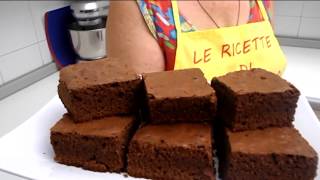 Brownies dolci americani ricetta semplice  Le ricette di zia franca [upl. by Nnylyahs530]