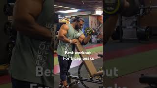 Try this for bicep peak bodybuilding fitking workoutmotivation trending attitude biceps [upl. by Aiuqenehs214]