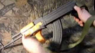 Folding the stock on an AK47 Underfolder [upl. by Irihs18]