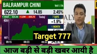 BALRAMPUR CHINI Share News TodaySanjiv Bhasin Today Tips Anil Singhvi Today Stock Recommendation [upl. by Ananna978]